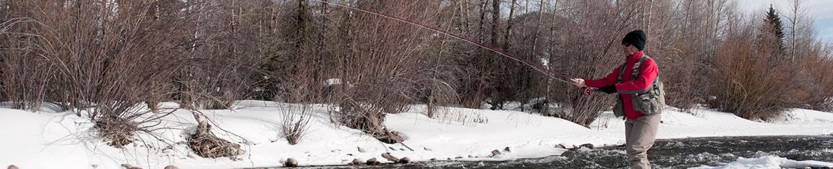 Man Cold Water Fishing For Bass In Winter Cold-Water Fishing Best Time to Fish For Bass