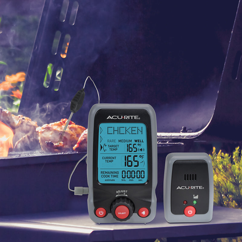 Digital Meat Thermometer & Timer with Pager