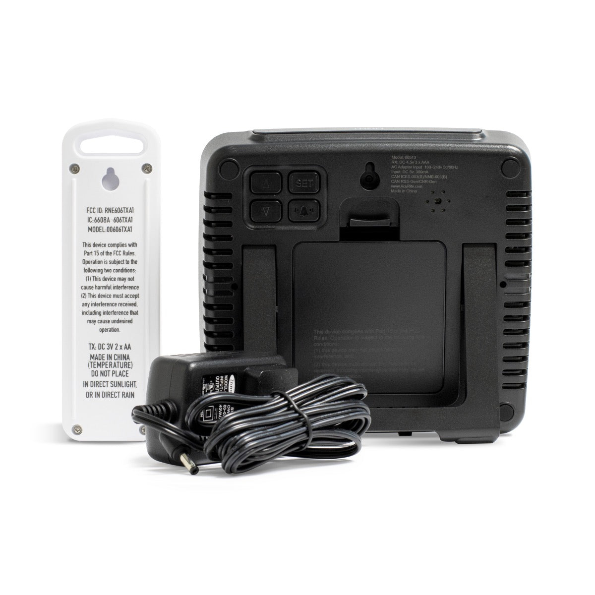 Square Color Weather Station with Programmable Alarms