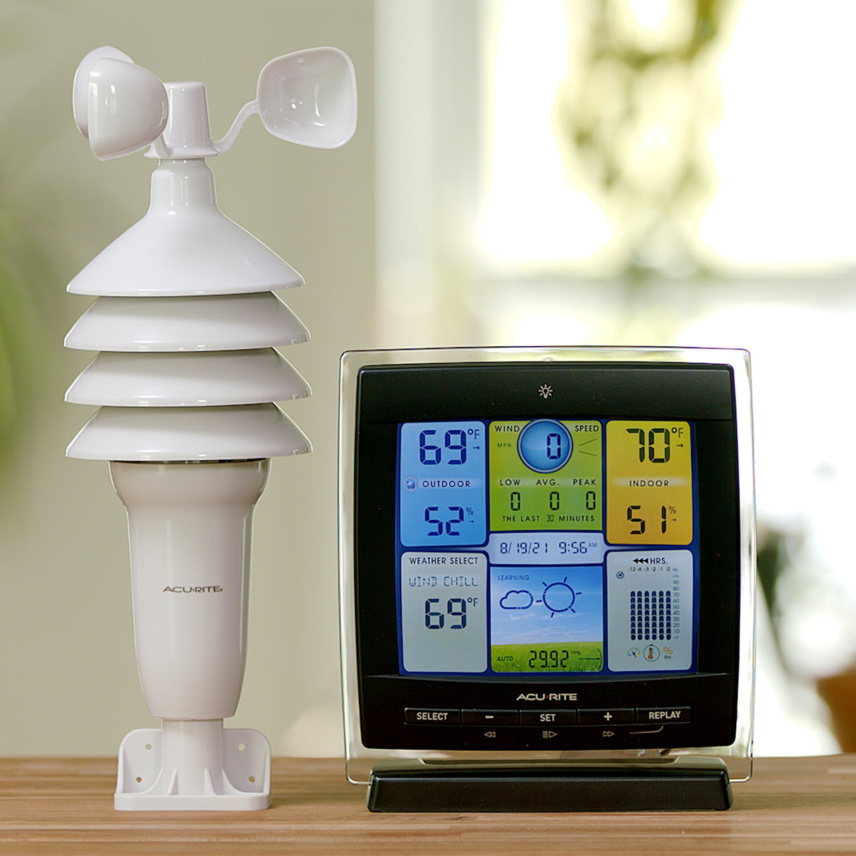 AcuRite Notos Weather Station  with Light Theme Display