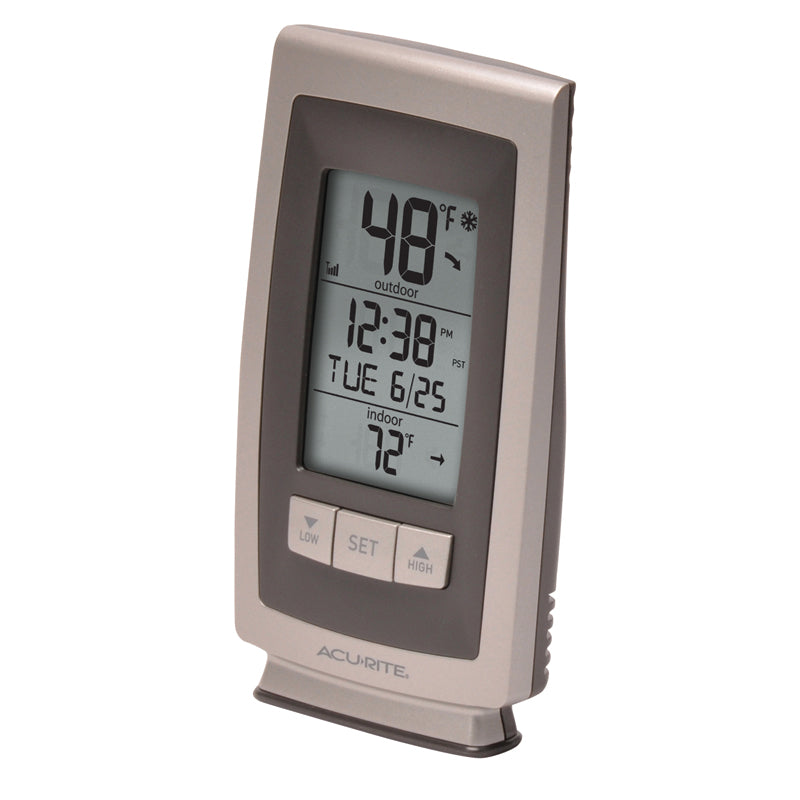 Digital Indoor/Outdoor Thermometer with Date and Time