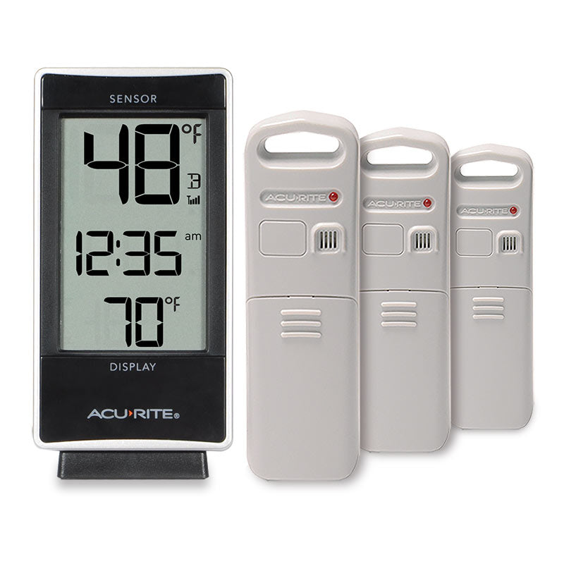 Multi-Sensor Thermometer with 3 Temperature Sensors