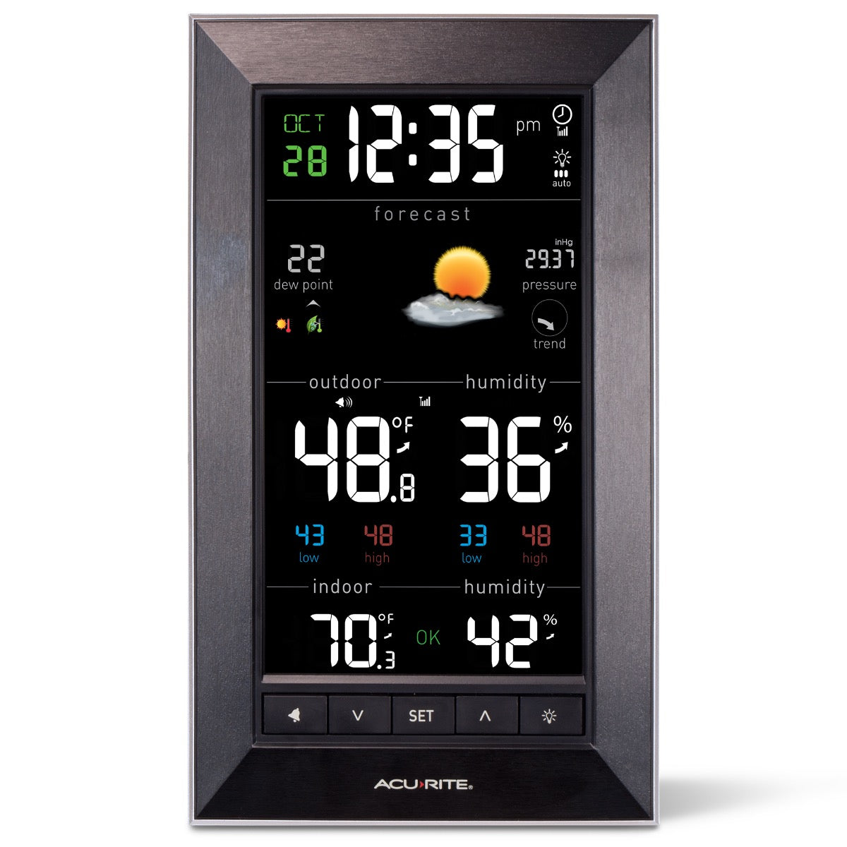 Weather Station Display - AcuRite Weather Monitoring Devices