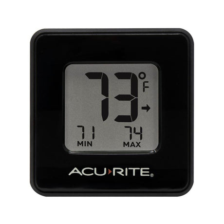 Compact Indoor Thermometer with High and Low Records (2 Color Options)
