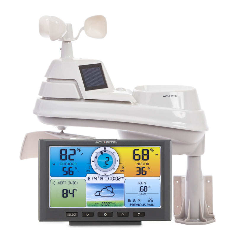 Close-Up of Pro+ 5-in-1 Weather Station with Digital Color Display – AcuRite Personal Weather Stations