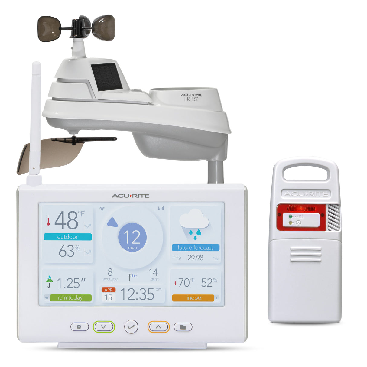 AcuRite Iris Weather Station with High-Definition Direct-to-Wi-Fi Display and Lightning Detection