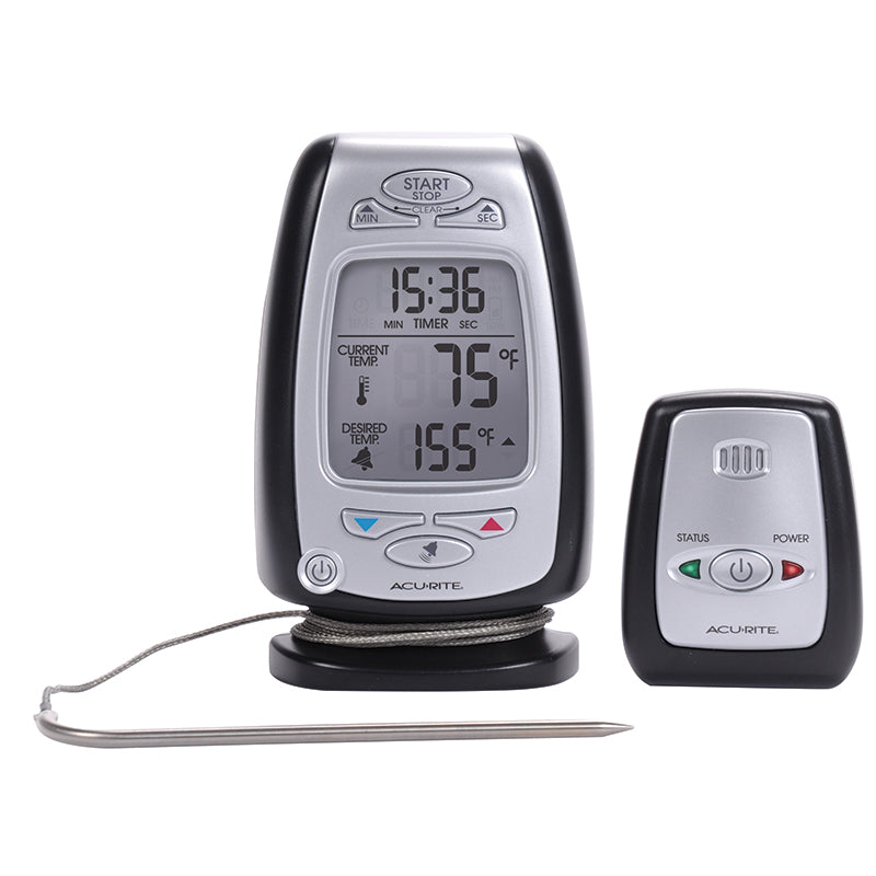 Digital Meat Thermometer & Timer with Pager