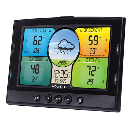 Temperature and Humidity Station with 3 Indoor/Outdoor Sensors