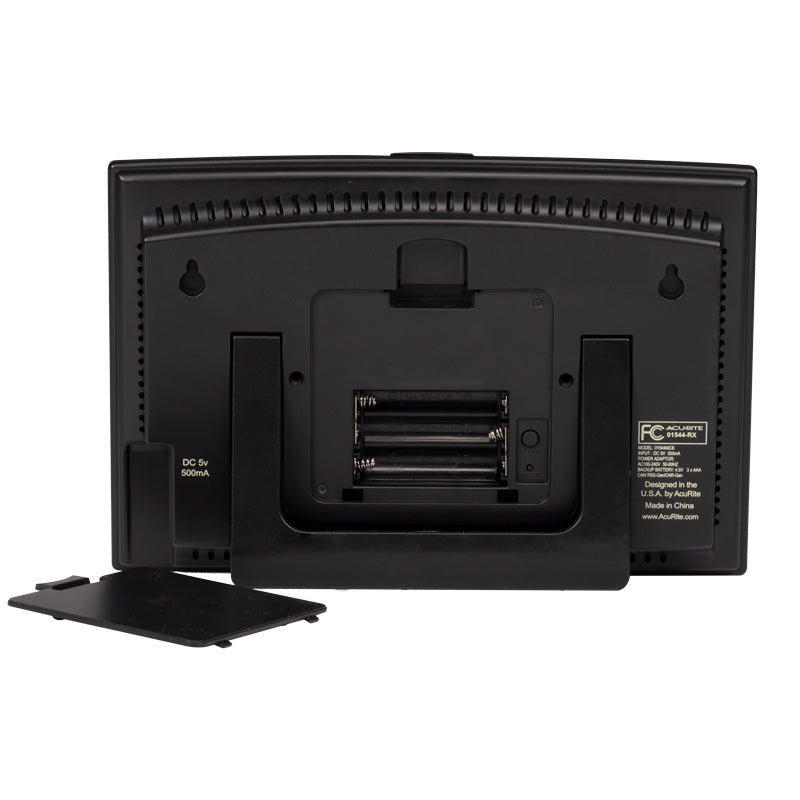 Battery compartment of the Direct to Wi-Fi Display for 5-in-1 Weather Station - AcuRite Weather Monitoring Devices