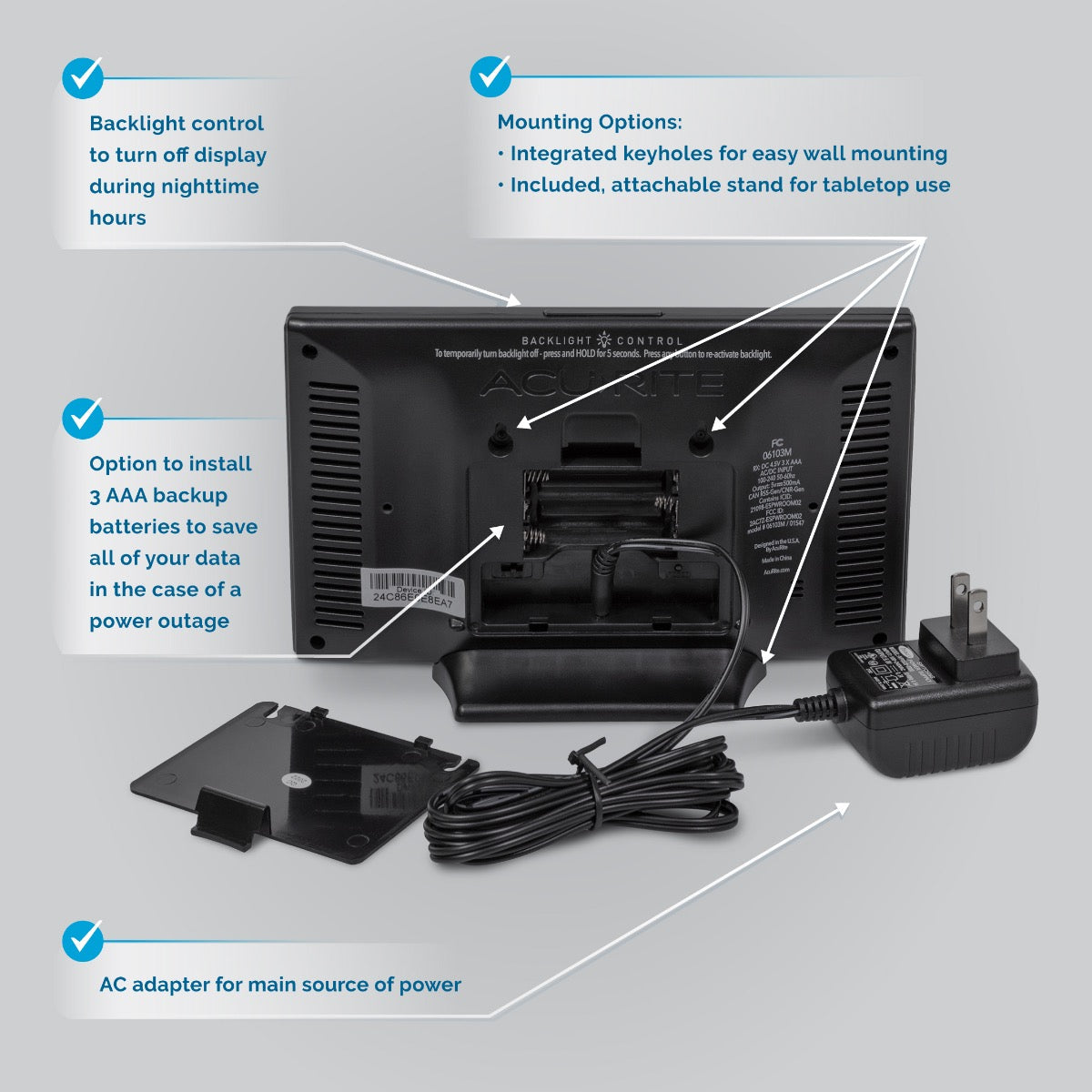 AcuRite Iris Weather Station with Direct-to-Wi-Fi Color Display for Remote Monitoring