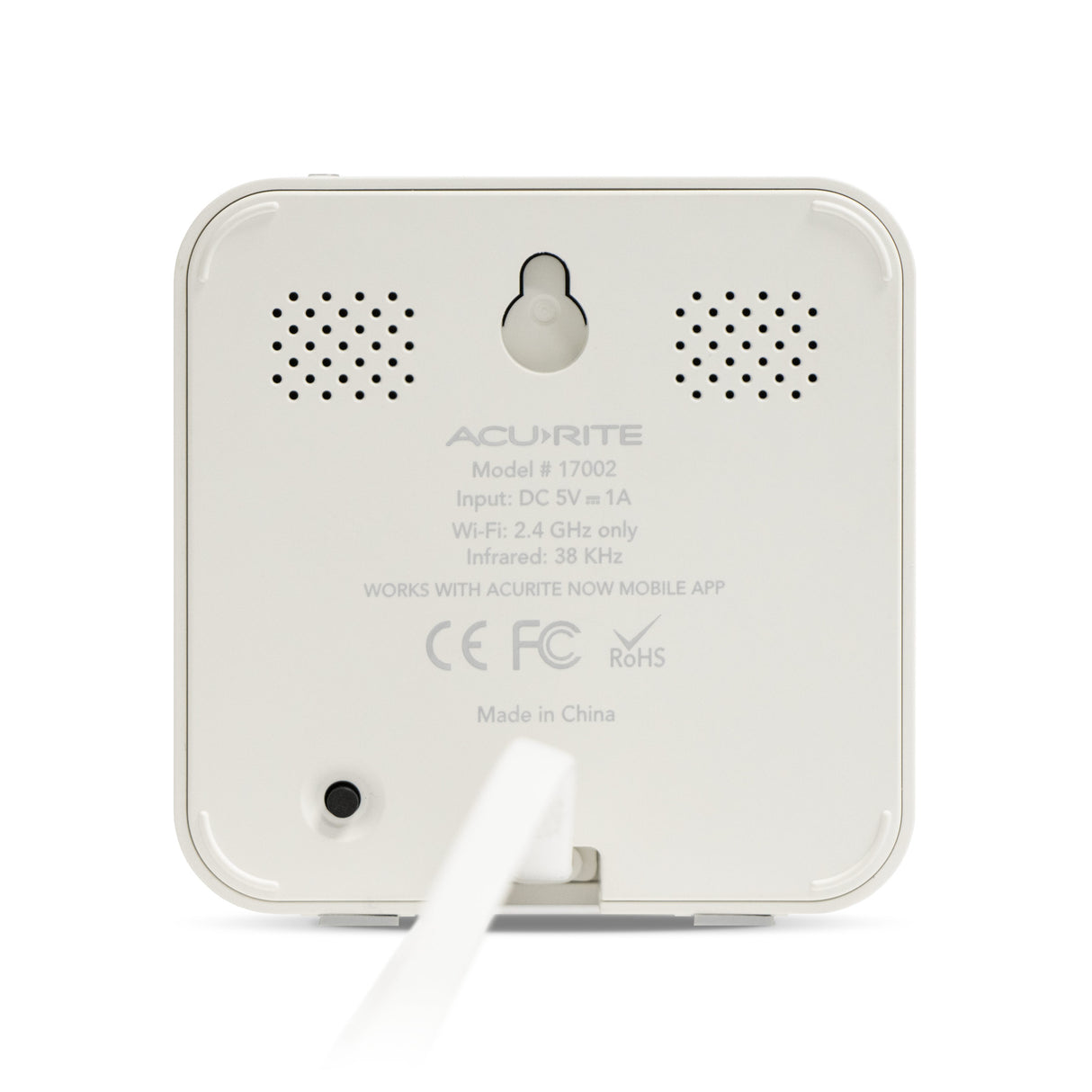 Smart Wi-Fi Indoor Digital Thermometer and Humidity Monitor with Universal IR Remote