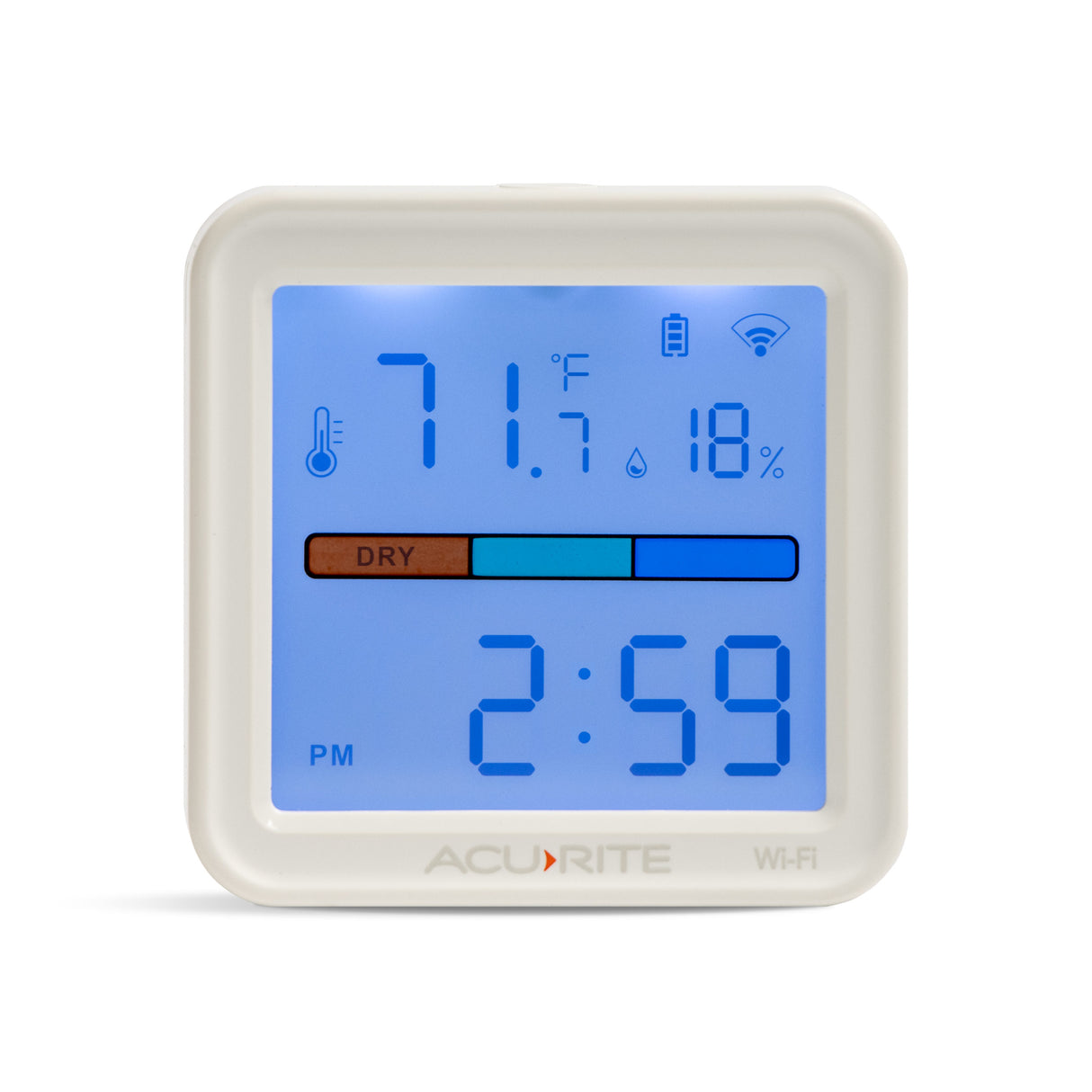 Smart Wi-Fi Indoor Digital Thermometer and Humidity Monitor