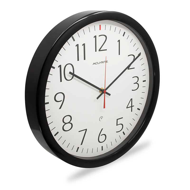 14” Set and Forget Analog Wall Clock