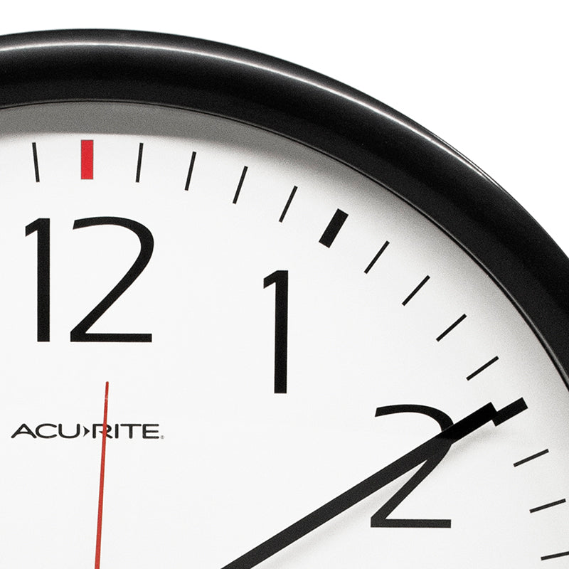 14” Set and Forget Analog Wall Clock