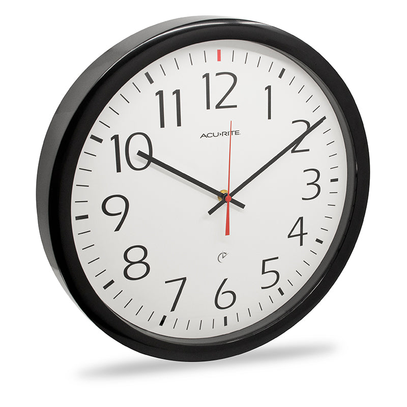 14” Set and Forget Analog Wall Clock