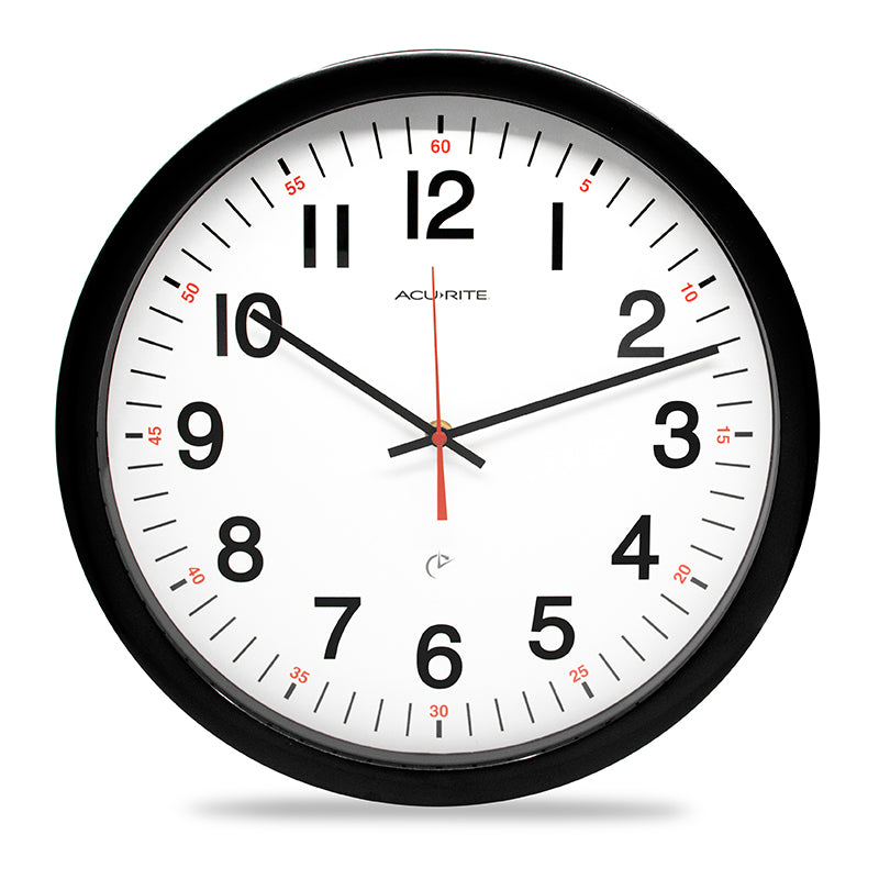 14” Five-Year, Set and Forget Analog Wall Clock