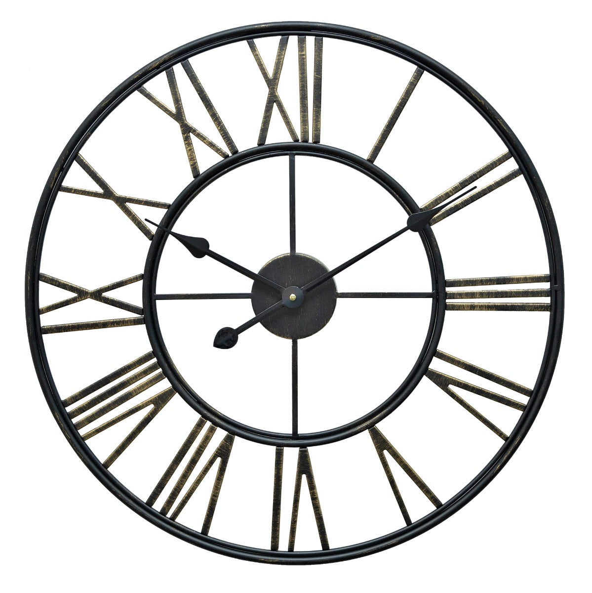 24-inch Metal Indoor Wall Clock