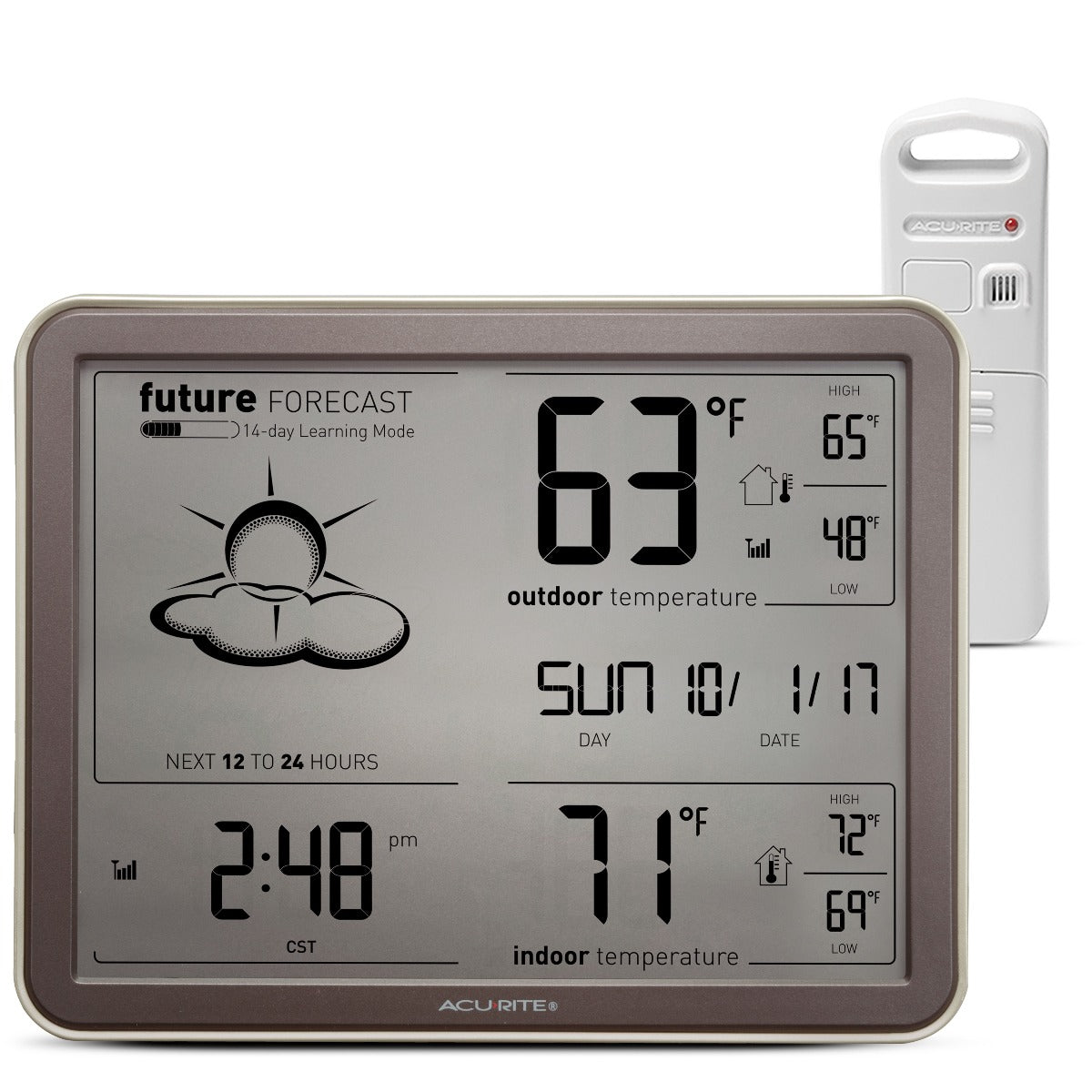 Self-Learning Wireless Weather Forecast Station with Large Display