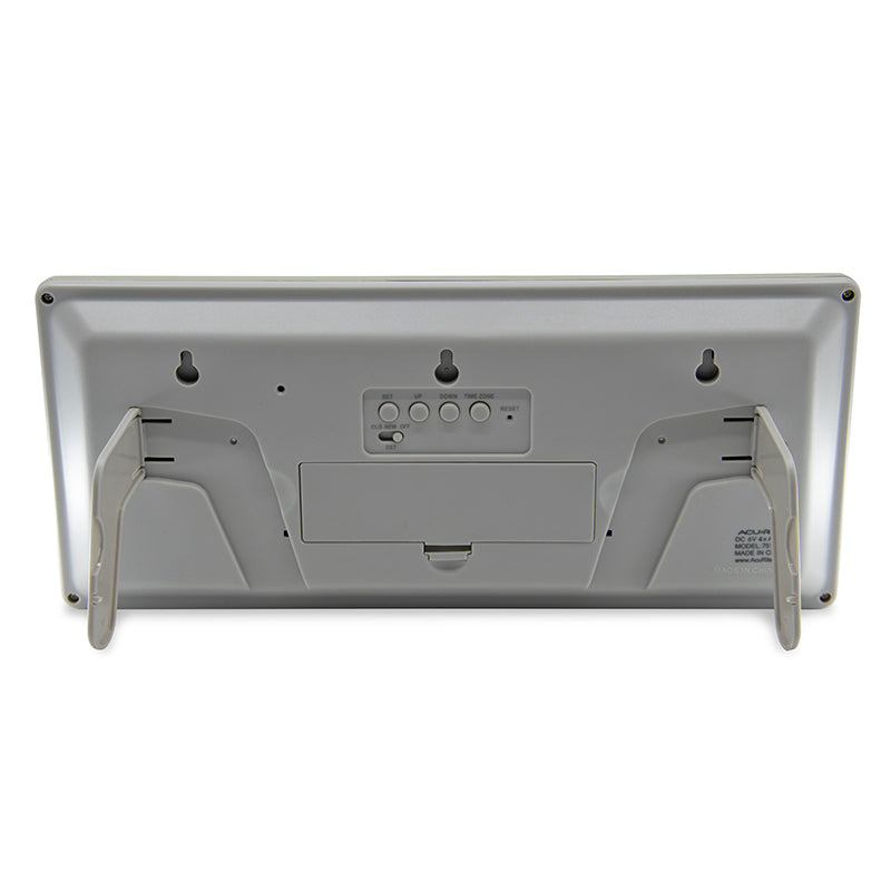 13.5” Large Digital Indoor Wall Clock with Intelli-Time Technology