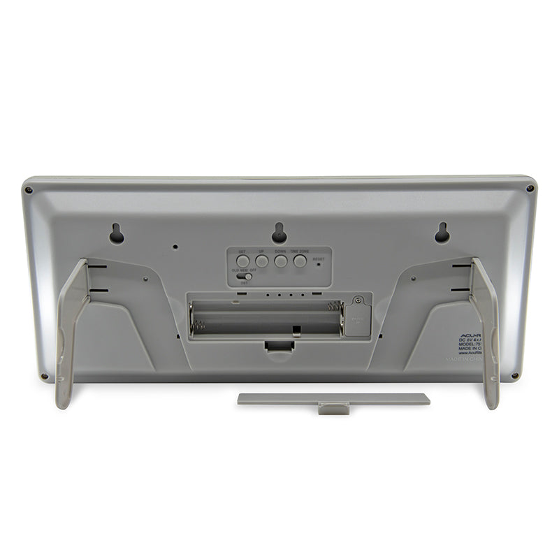 13.5” Large Digital Indoor Wall Clock with Intelli-Time Technology