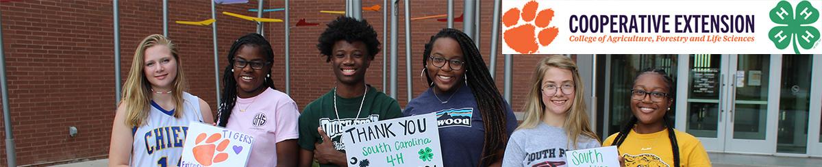 4-H student in South Carolina 