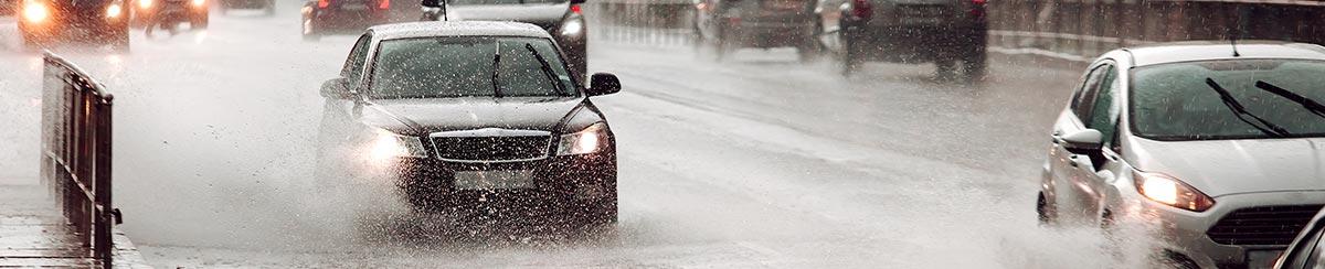 how to drive in rain