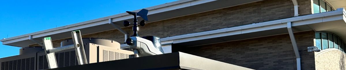 Headline image of a AcuRite Atlas Weather Sensor attached to a building