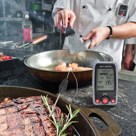 Digital Meat Thermometer & Timer with Pager
