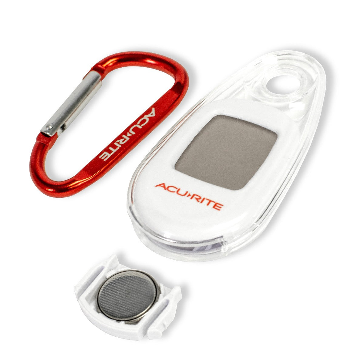 Digital Thermometer with Carabiner Clip