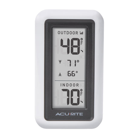 4.5-Inch Thermometer with Indoor/Outdoor Temperature