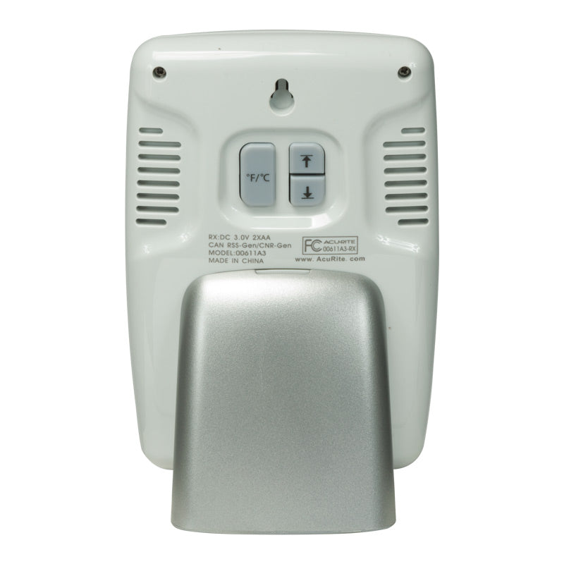 AcuRite 00611 Indoor Outdoor Thermometer with Wireless Temperature Sensor & Hygrometer