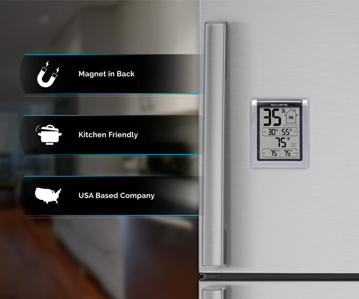 AcuRite Indoor Temperature and Humidity Monitor
