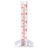 5-inch Capacity Glass Rain Gauge
