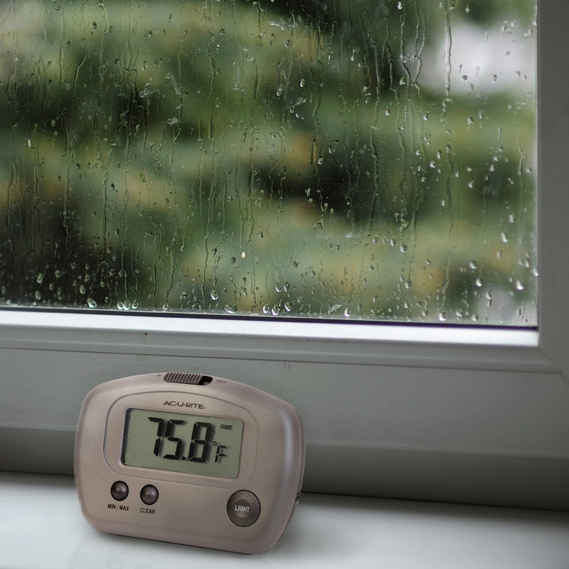 Digital Thermometer with 10-foot Temperature Sensor Probe