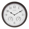 13-inch Outdoor Clock with Thermometer and Humidity