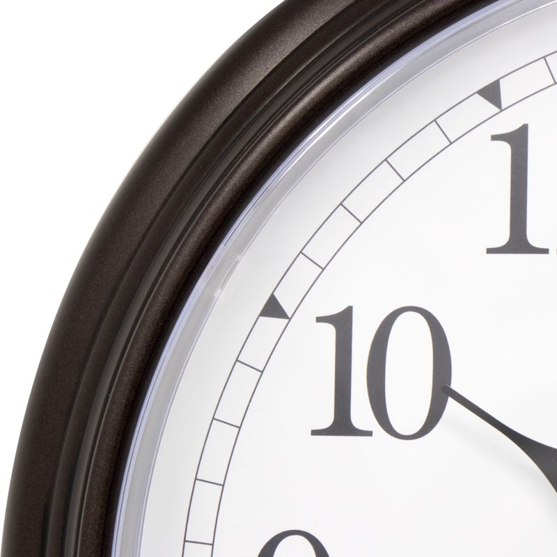 13-inch Outdoor Clock with Thermometer and Humidity