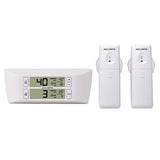 AcuRite 00986 Refrigerator Thermometer with 2 Wireless Temperature Sensors & Customizable Alarms for Fridge & Freezer