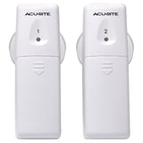 AcuRite 00986 Refrigerator Thermometer with 2 Wireless Temperature Sensors & Customizable Alarms for Fridge & Freezer
