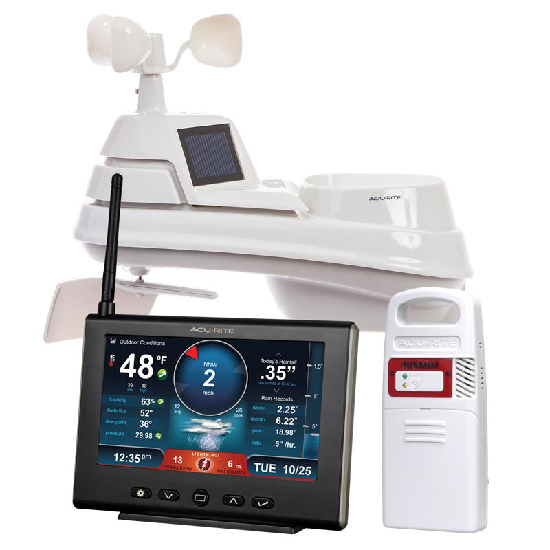 AcuRite Iris (5-in-1) Weather Station with High-Definition Display and Lightning Detection