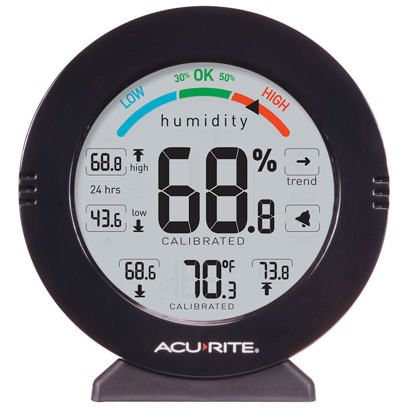 Humidity Alarm Unit Pro Accuracy Indoor Temperature and Humidity Monitor with Alarms – AcuRite