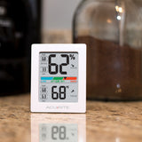 Pro Digital Mini Hygrometer with Built-In Indoor Thermometer and Humidity Meter with Comfort Scale