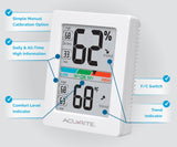 Pro Digital Mini Hygrometer with Built-In Indoor Thermometer and Humidity Meter with Comfort Scale
