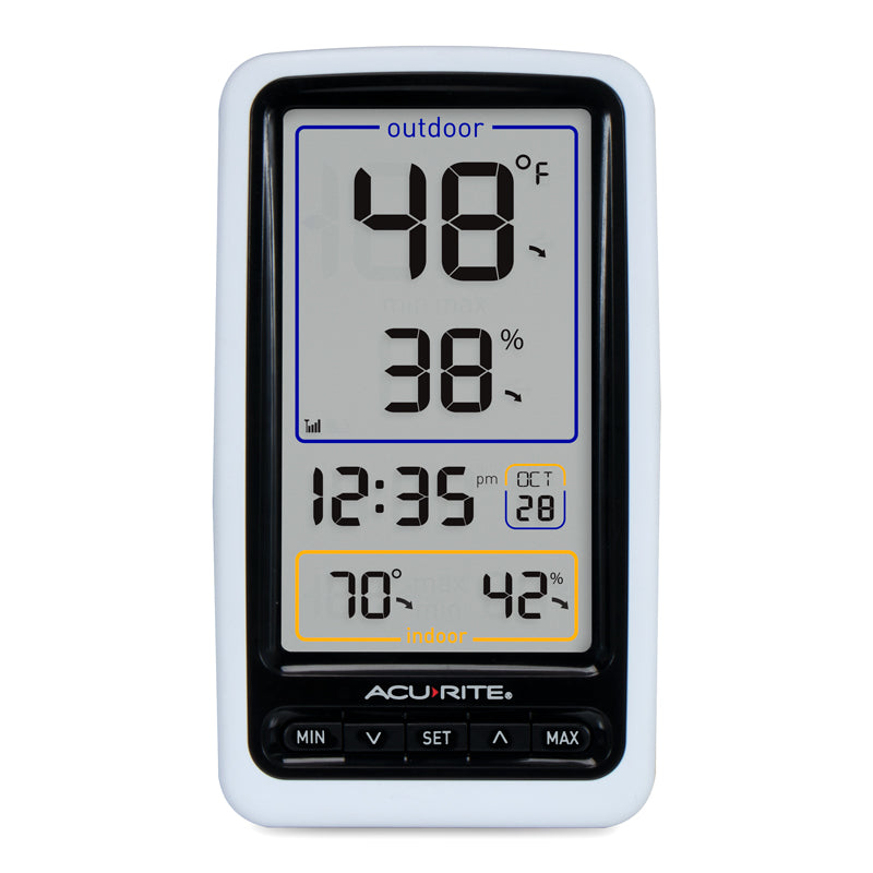 Digital Thermometer with Indoor/Outdoor Temperature and Humidity
