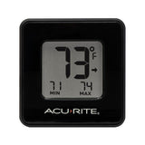Compact Indoor Thermometer with High and Low Records (2 Color Options)
