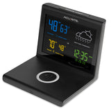 weather forecaster with wireless charger side image