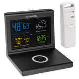 weather forecaster with wireless charger straight image