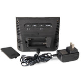 weather forecaster with wireless charger back of dispaly image