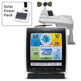 AcuRite Iris (5-in-1) Weather Station with Color Display and Weather Ticker and Solar Power Pack