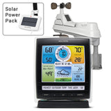 AcuRite Iris (5-in-1) Weather Station with Color Display and Weather Ticker and Solar Power Pack