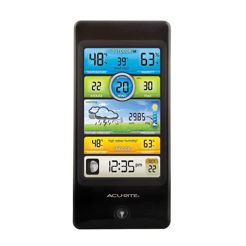 Pro Color Weather Station Display - AcuRite Weather Monitoring Devices